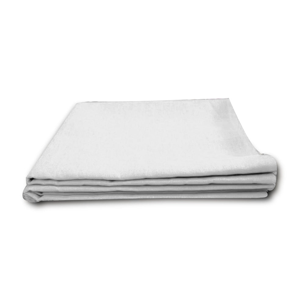 white pooja mandir cotton cloth