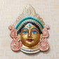 Goddess Maa Durga Face Mask | Aluminium Lord Durga Mata Face Idol Showpiece