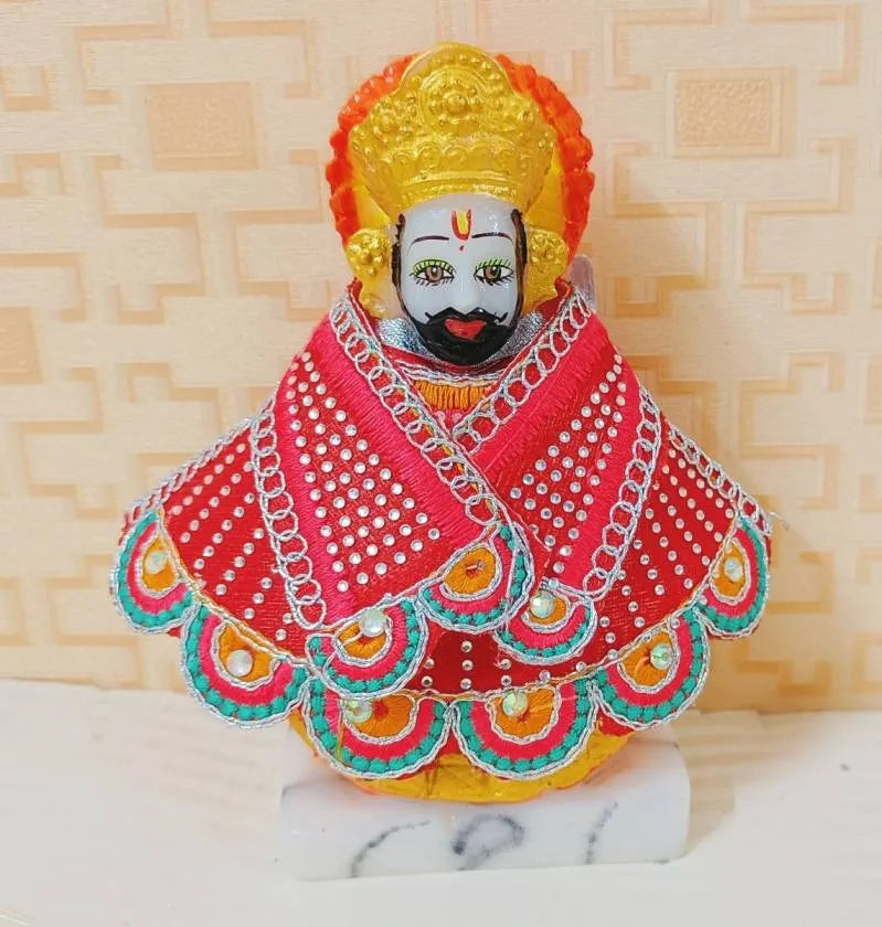 Khatu Shyam Ji Dress | Shyam Baba Poshak | Khatu Shyam Ji Vastra (Red)
