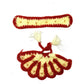 Laddu Gopal Designer Woolen Dress | Handmade Laddu Gopal ji Winter Dress Set of 2 (Size 2 & 4)