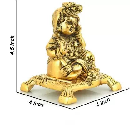 Laddu Gopal Makhan Krishna Statue Idol