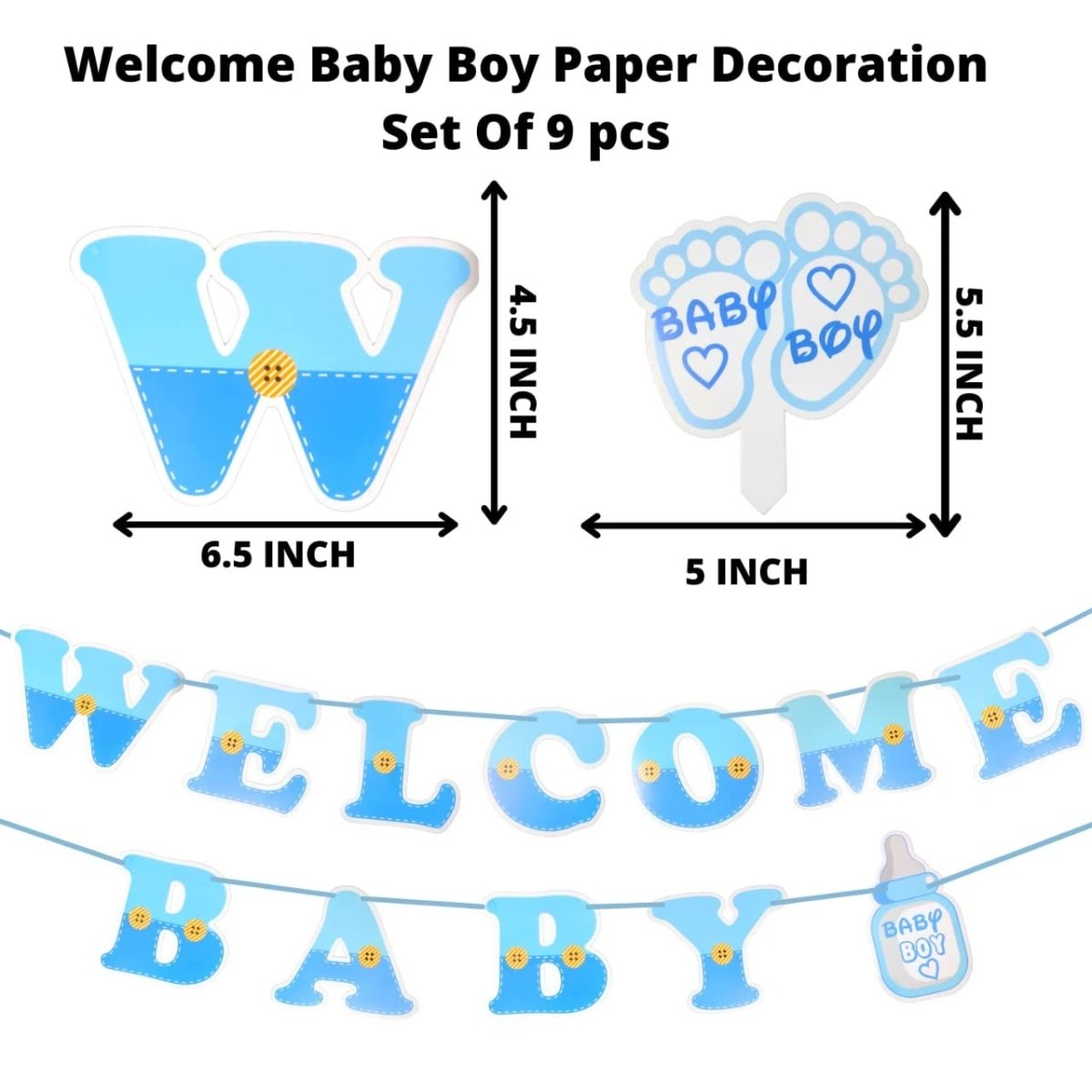 Online baby Boy Decoration Kit