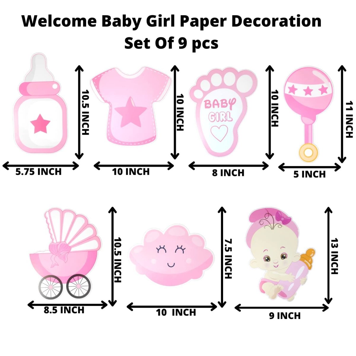 Welcome Decoration Kit For baby girl